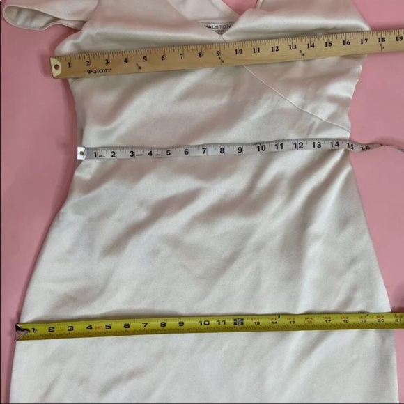 Satin Off-the-Shoulder Gown - Picture 9 of 9